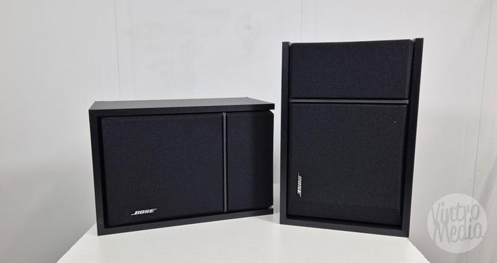 Bose 201 Series III Luidsprekers | Speakers | Bookshelf, Audio, Tv en Foto, Luidsprekers, Refurbished, Front, Rear of Stereo speakers