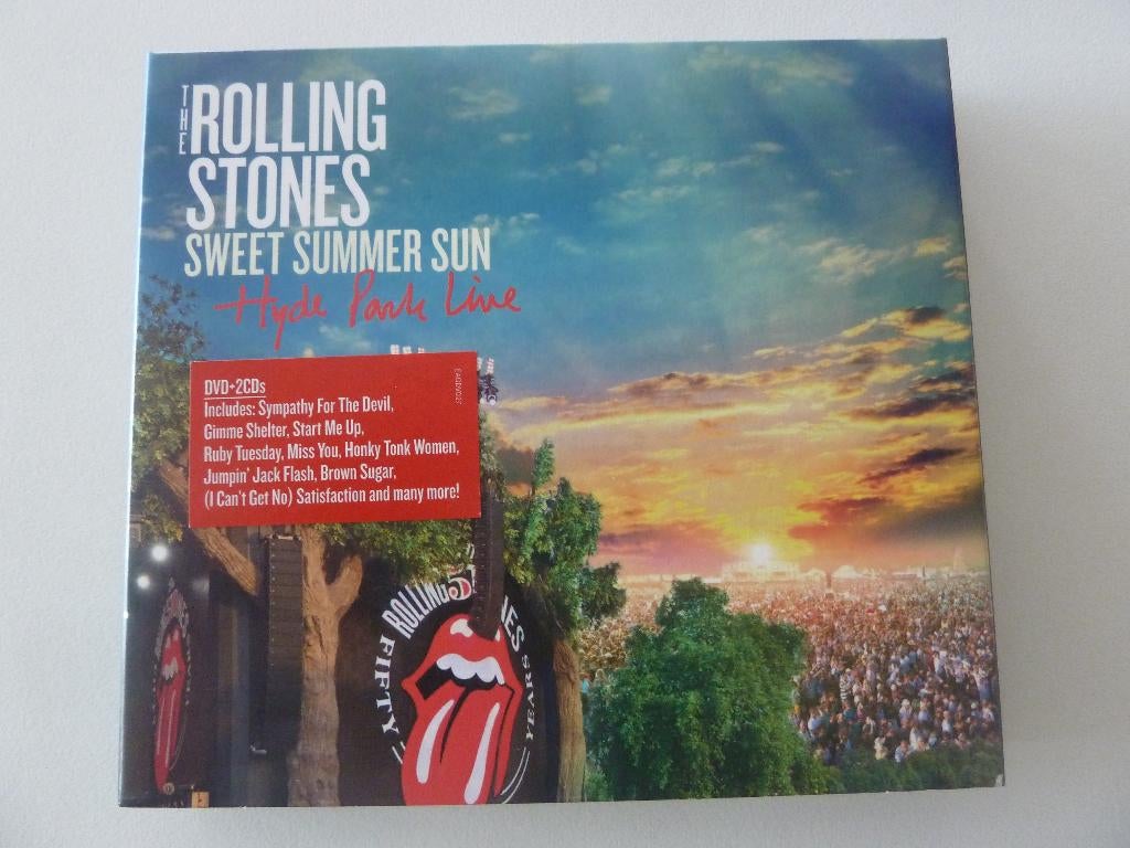 The Rolling Stones - Sweet Summer Sun (2 CD's + 1 DVD), Ophalen of Verzenden, Zo goed als nieuw, Poprock