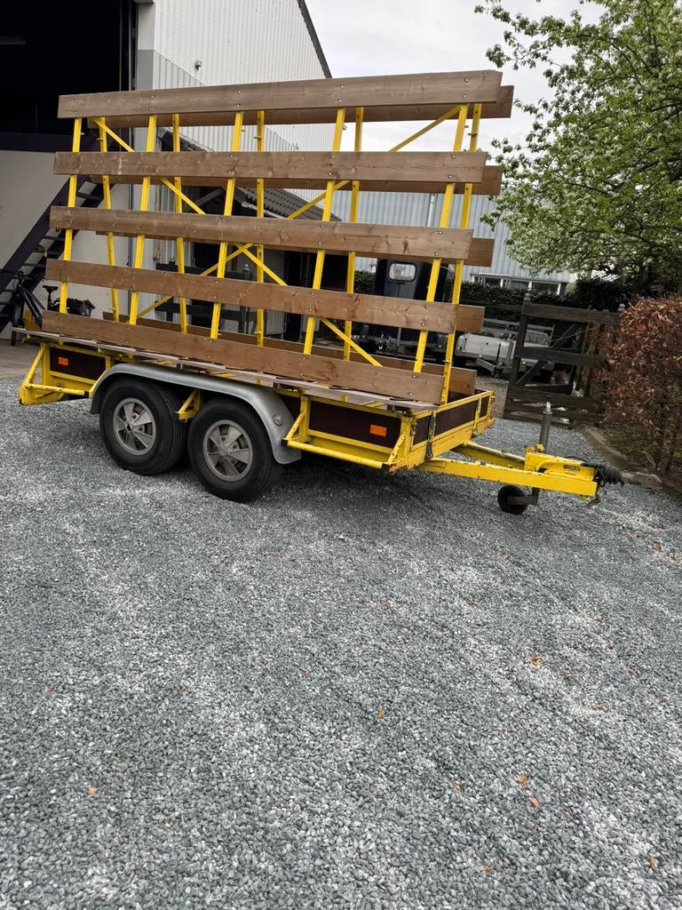 Glasresteel aanhanger/ reclame aanhanger, Auto diversen, Aanhangers en Bagagewagens, Ophalen, Gebruikt