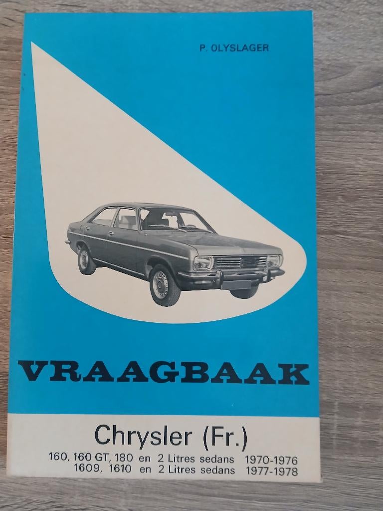 Chrysler (FR.) 160 1970-1978, Verzenden