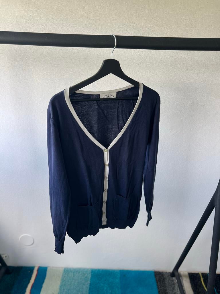 Scapa vestje - Gebruikt, Ophalen of Verzenden, Gedragen, Maat 38/40 (M), Blauw