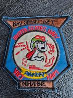 Patch  USN Naval Support Activities Nha Be  Armory Snoopy Pa, Ophalen of Verzenden, Landmacht, Amerika, Embleem of Badge