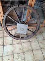 Te koop karrenwiel ongeveer 80 cm met, Antiek en Kunst, Ophalen
