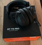 Nieuwe Beyerdynamic DT770 pro (studio legend) 32 ohms, Audio, Tv en Foto, Koptelefoons, Ophalen of Verzenden, Zo goed als nieuw
