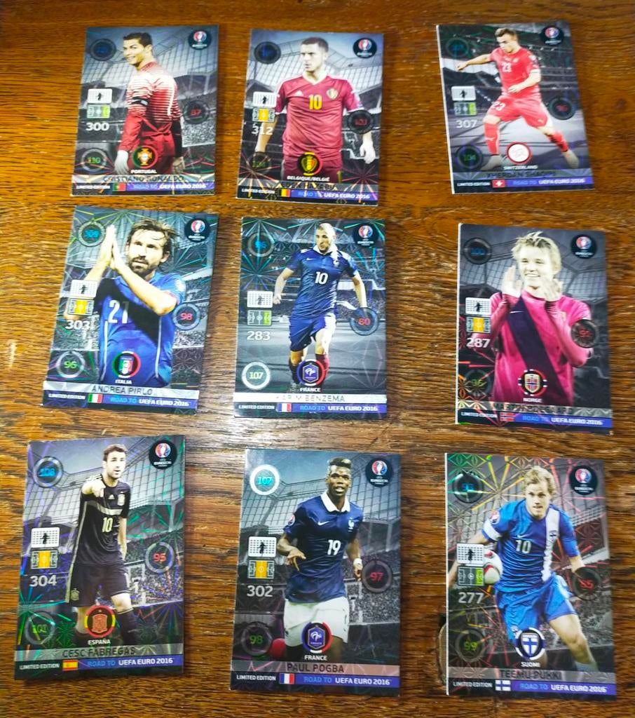Voetbalplaatjes UEFA EURO 2016, Ophalen of Verzenden