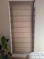 Verduisterende (black-out) taupe vouwgordijnen – set van 3 –, Ophalen, Zo goed als nieuw, 50 tot 100 cm, 200 cm of meer