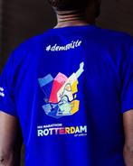 Marathon Rotterdam shirt blauw maat L, Ophalen of Verzenden, Nieuw, Maat 52/54 (L), Blauw