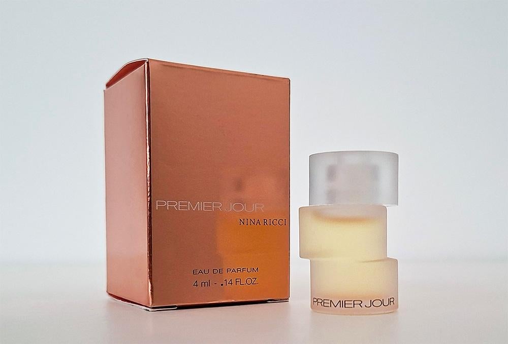 Nina Ricci parfum miniatuur Premier Jour - EDP, Ophalen of Verzenden, Zo goed als nieuw, Miniatuur, Gevuld
