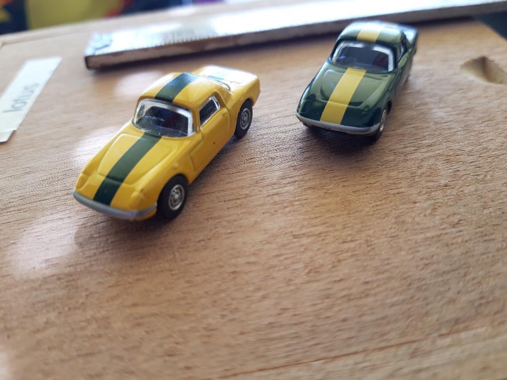 Lotus Elan - 2 verschillende - schaal 1:100 - UNIEK !, Ophalen of Verzenden, Zo goed als nieuw, Auto, Overige merken