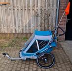 Qeridoo Speedkid2 fietskar, Opvouwbaar, Zo goed als nieuw, Kinderkar, 40 tot 60 kg