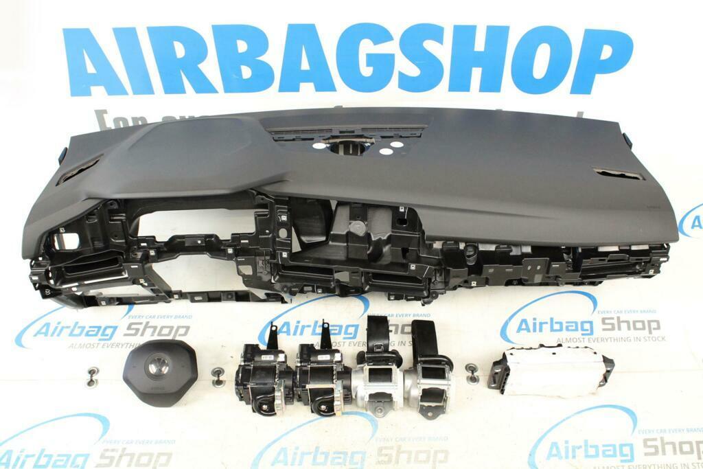 Airbag set - Dashboard zwart met speaker Volkswagen Golf 8, Gebruikt, Ophalen of Verzenden