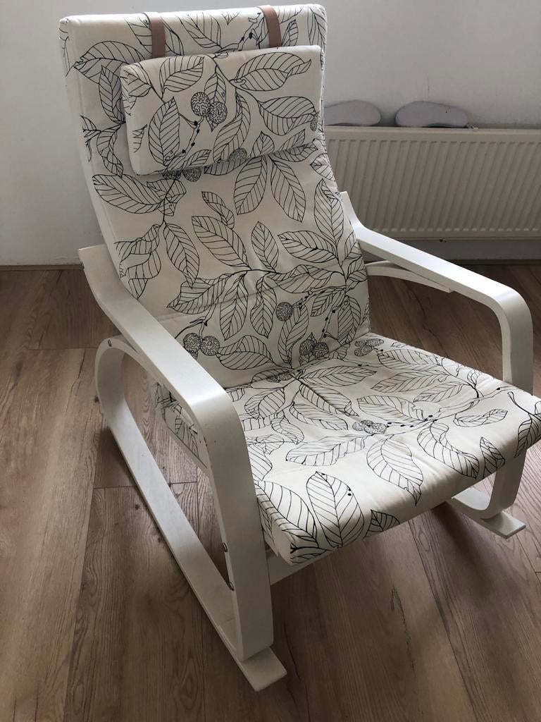 Ikea schommelstoel, Ophalen, Gebruikt, Wit, Eén