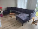 Grote U-bank Antraciet van Bommel Meubelen met lounge, Ophalen, Hoekbank, 300 cm of meer, Zo goed als nieuw