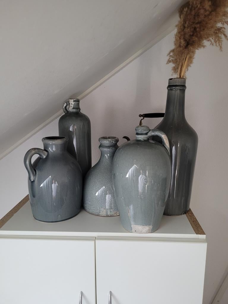 Set BRYNXZ vazen, Huis en Inrichting, Woonaccessoires | Vazen, Ophalen, Overige kleuren, Minder dan 50 cm, Glas