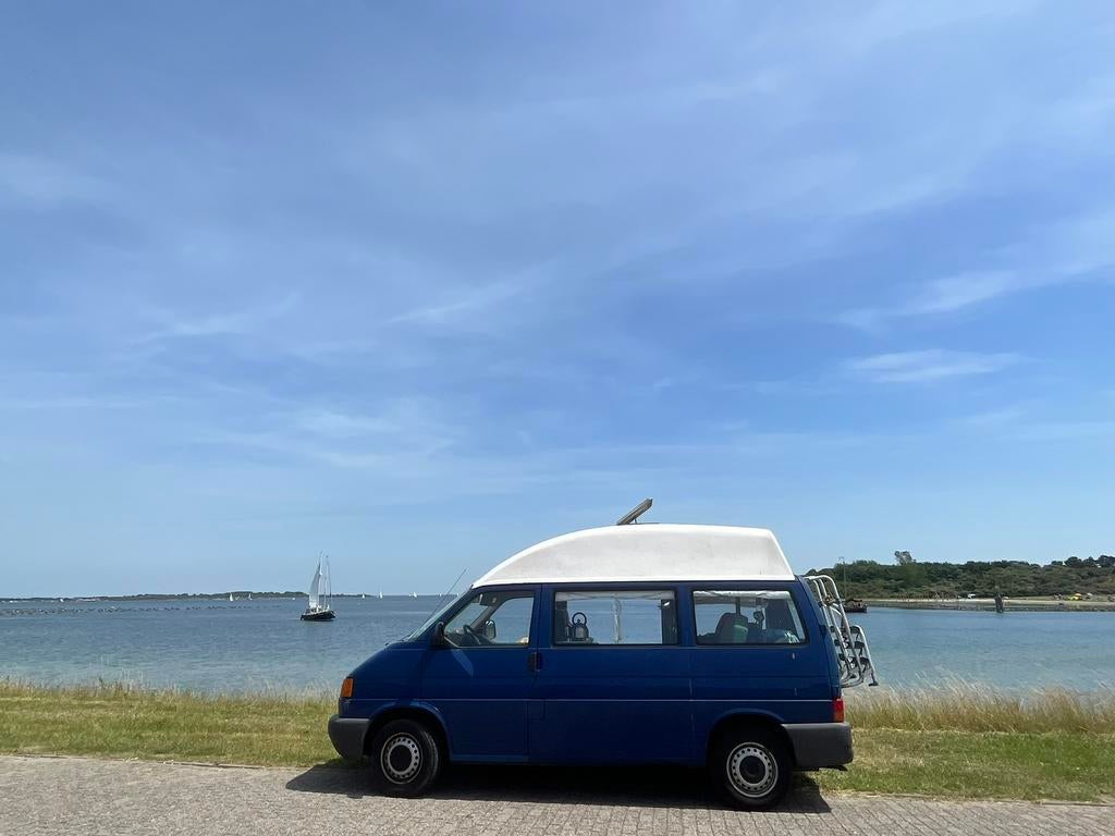 Volkswagen T4 Camper - klaar voor avontuur! ☀️, Caravans en Kamperen, Reservewiel, Volkswagen, Tot en met 3, Particulier
