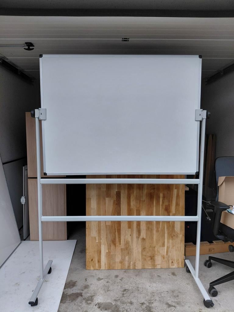 Whiteboard op wielen, Ophalen, Mobiel, Gebruikt, Whiteboard