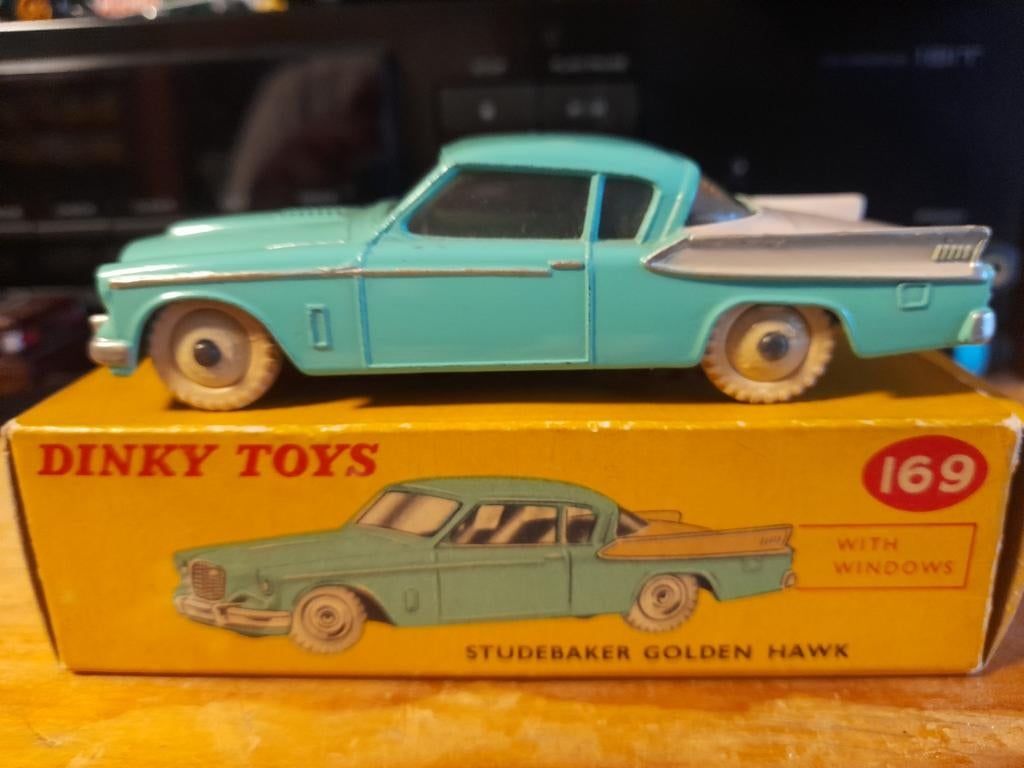 Dinky toys Studebaker golden hawk, Ophalen of Verzenden, Gebruikt, Auto, Dinky Toys