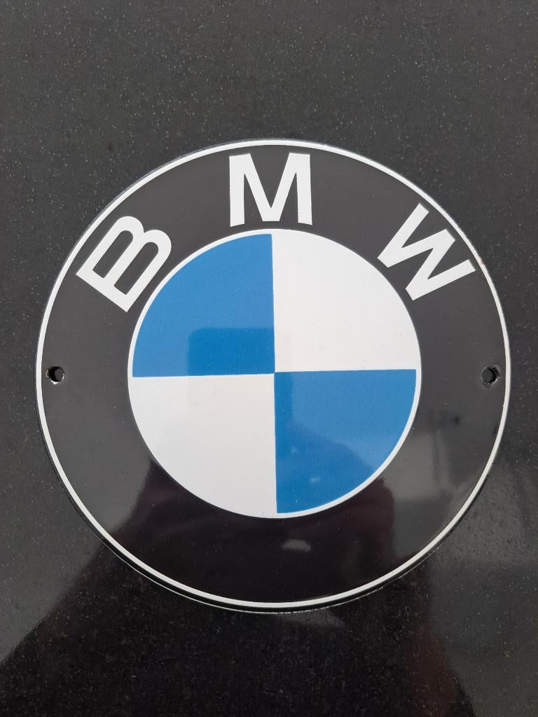 BMW Emaille bord logo embleem, Ophalen of Verzenden, Nieuw, Auto's