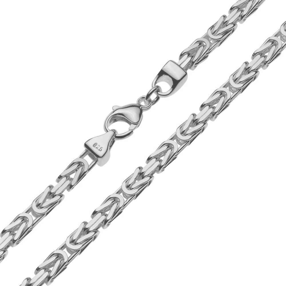 Koningsketting 65 cm., Sieraden, Tassen en Uiterlijk, Kettingen, Ophalen of Verzenden, Zo goed als nieuw, Zilver, Zilver