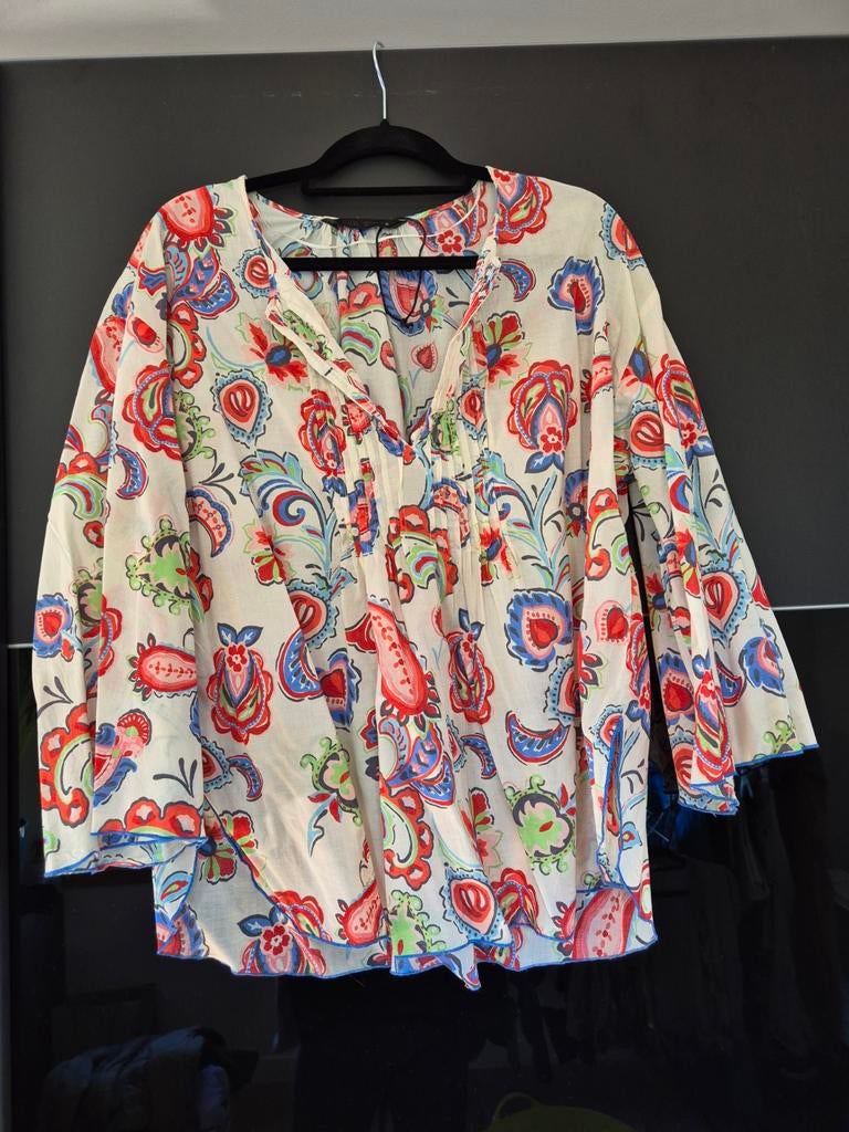 Leuke blouse Zara, wijde mouwen, Kleding | Dames, Blouses en Tunieken, Ophalen of Verzenden, Nieuw