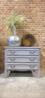 Grijze Queen Ann kast commode ladenskast dressoir, Ophalen, Gebruikt, Queen Ann, 50 tot 100 cm