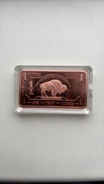 1 oz Koperbaar - koper baar - copper bar, Postzegels en Munten, Ophalen of Verzenden, Overige landen