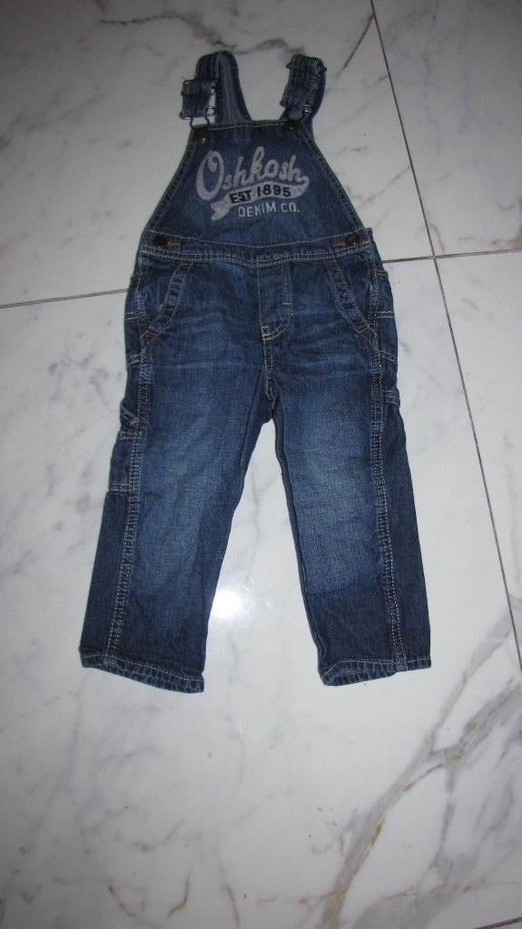 92 OSHOSH jeans tuinbroek, Ophalen of Verzenden, Zo goed als nieuw, Jongen, Broek