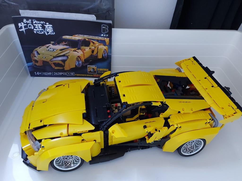 2 Nieuwe LEGO MOC Sportwagens - Unieke Eigen Creaties, MOC (eigen creatie), Overige thema's, Lego, Nieuw
