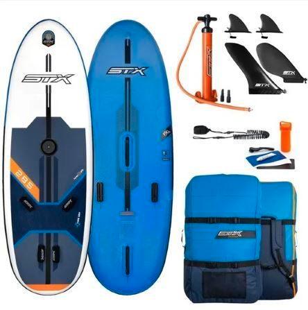 demo STX 285 WS Freeride set+hd26.0, Watersport en Boten, Windsurfen, Zo goed als nieuw, Complete set, 250 tot 300 cm, Met vin(nen)