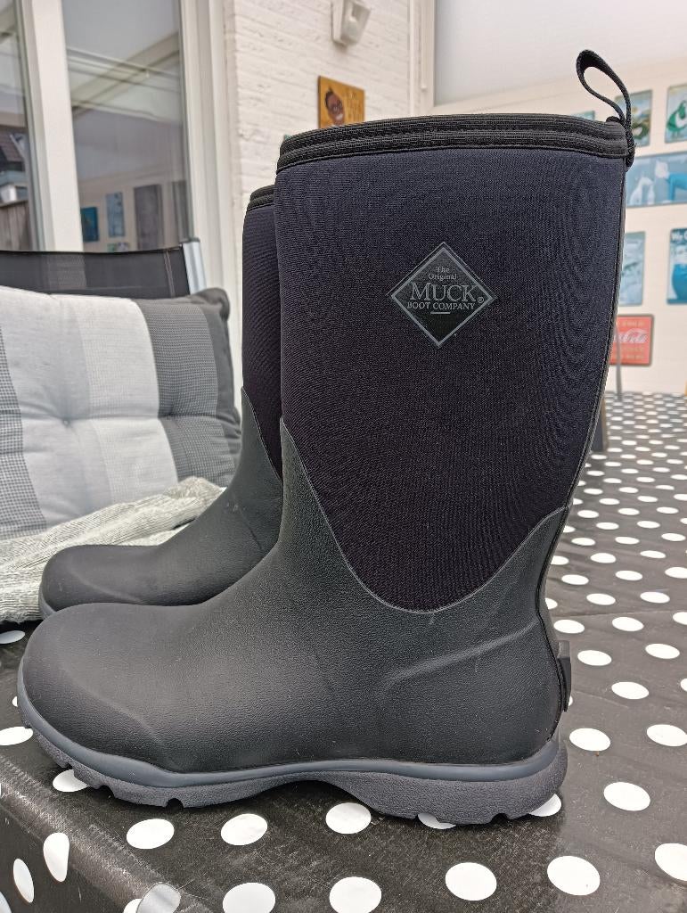 Regenlaars Muck Boot Men Arctic Outpost Tall Black, Kleding | Heren, Schoenen, Nieuw, Boots, Zwart, Ophalen of Verzenden