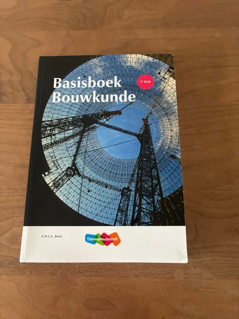 Basisboek Bouwkunde 5e druk, Boeken, Ophalen of Verzenden, Gelezen, Bouwkunde