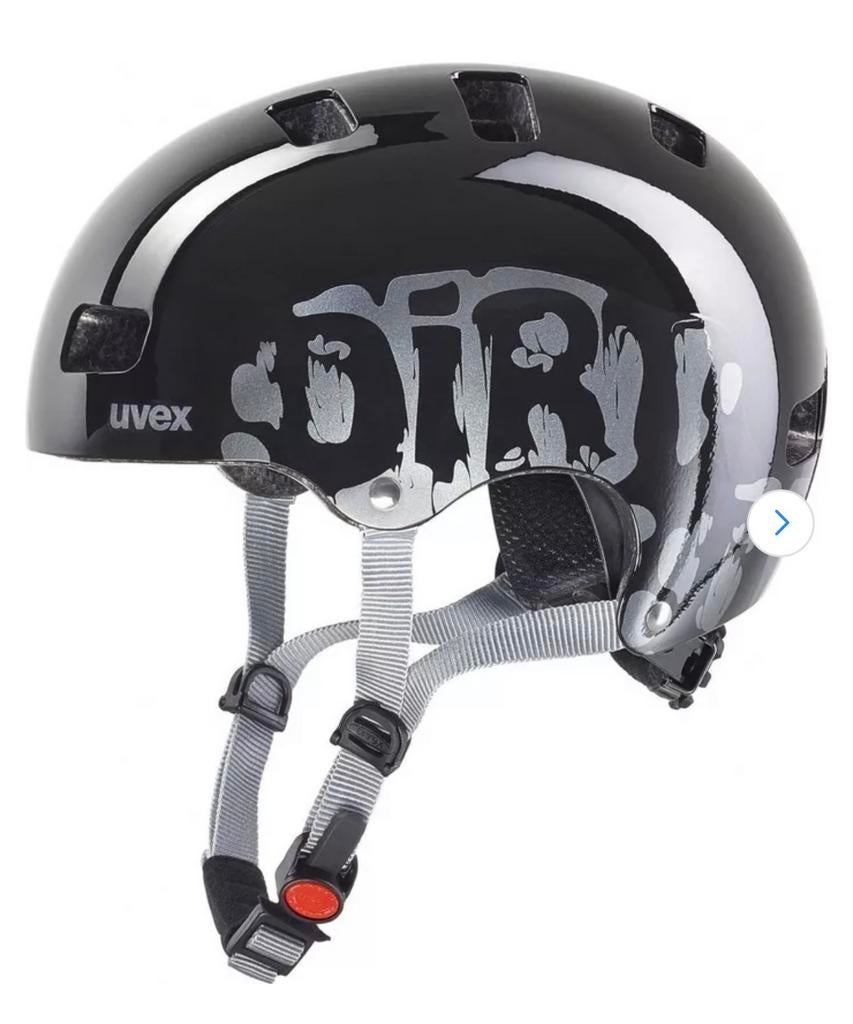 Uvex Kid 3 Fiets-, Skateboard- en Schaatshelm - Zwart, Ophalen of Verzenden, Zo goed als nieuw, Overige maten, Jongen of Meisje