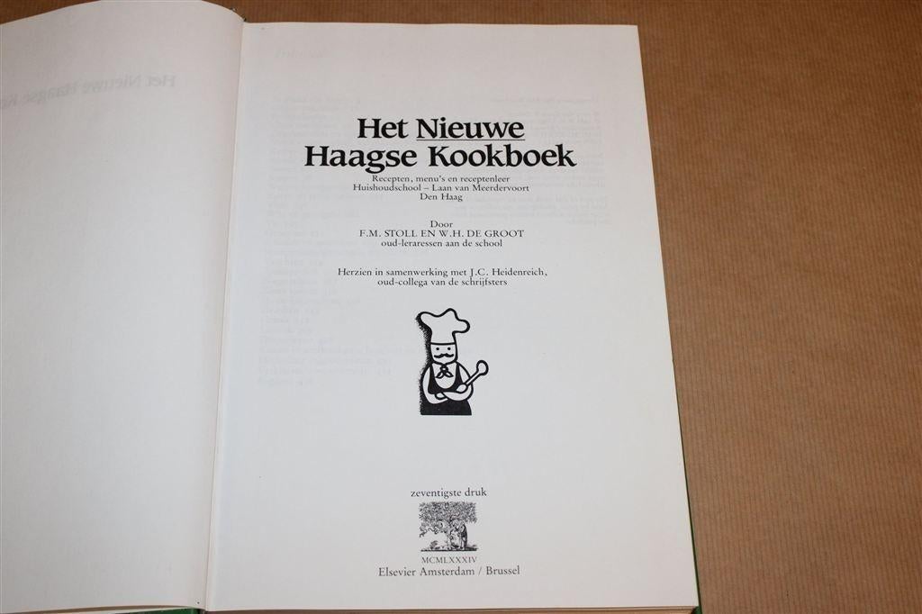 Het Nieuwe Haagse Kookboek — De 70e Druk [Standaardwerk], Boeken, Ophalen of Verzenden, Gelezen, Nederland en België