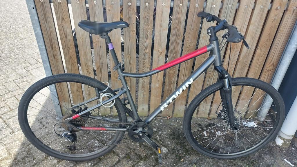 Gebruikt maar wel goed werkende Fiets Btwin-Riverside, Ophalen, Minder dan 10 versnellingen, Overige merken