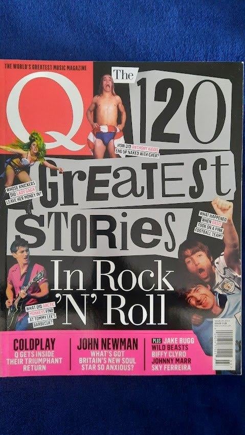 Q 3-2014 20 Greatest stories Coldplay Newman Biffy Clyro, Ophalen of Verzenden, Zo goed als nieuw, Muziek, Film of Tv