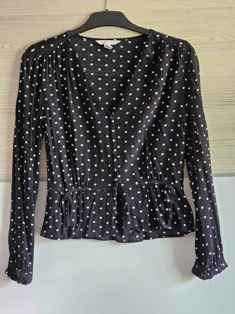 Blouse H & M. Mr. 34, Kleding | Dames, Blouses en Tunieken, H&M, Zwart, Ophalen of Verzenden, Zo goed als nieuw