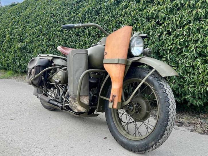 1945 Harley-Davidson WLA V-Twin zijklepper Oldtimer Motorfie, Motoren, Motoren | Harley-Davidson, Bedrijf, Overig