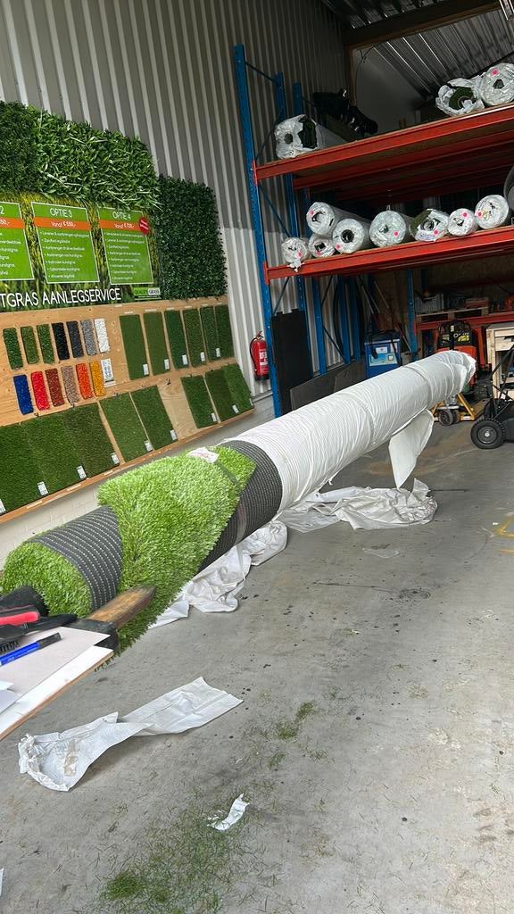 Kunstgras 4x5 45mm, Tuin en Terras, Gras en Kunstgras, Ophalen, Nieuw, 20 m² of meer