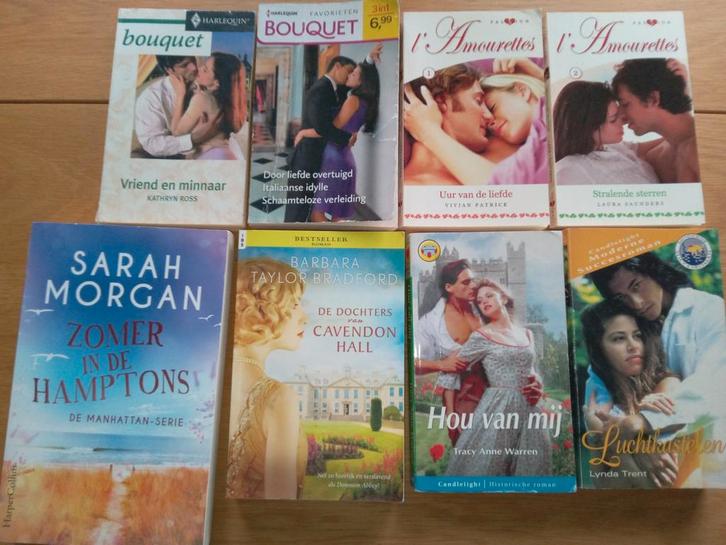 8 Roman's boeken te koop - 10 verhalen in totaal, Boeken, Streekboeken en Streekromans, Zo goed als nieuw, Noord-Brabant, Ophalen of Verzenden