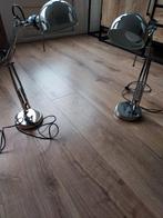 Verchroomde bureau lampen., Ophalen of Verzenden, Zo goed als nieuw, Minder dan 100 cm