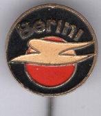 BERINI zilverkleurig bromfiets speldje ( G_161 ), Verzamelen, Verzenden, Zo goed als nieuw, Transport, Speldje of Pin