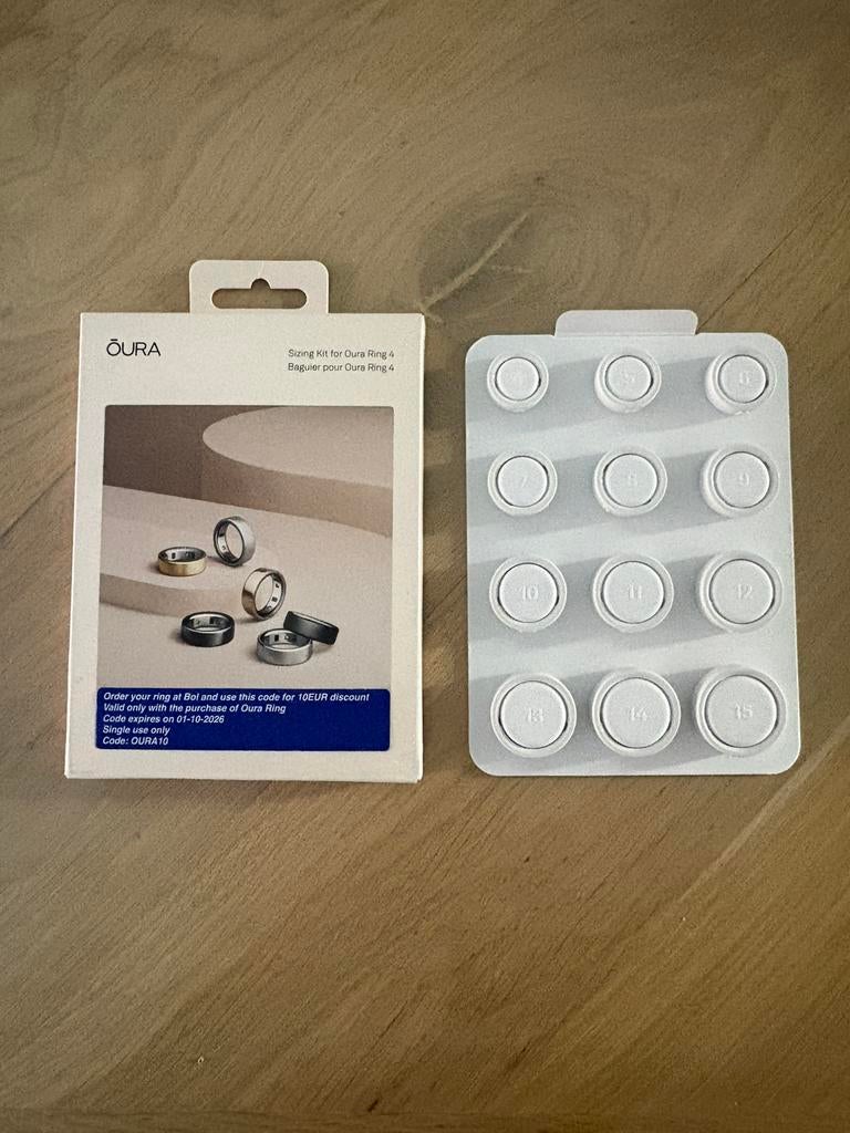 Sizing kit Oura ring 4, Ophalen of Verzenden, Nieuw, Zilver, Android