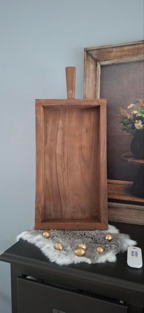 Stoer houten dienblad, Ophalen of Verzenden, Nieuw