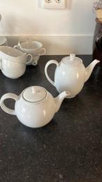 Arzberg wit porseleinen theepotje en koffiepotje, Antiek en Kunst, Antiek | Servies compleet, Ophalen
