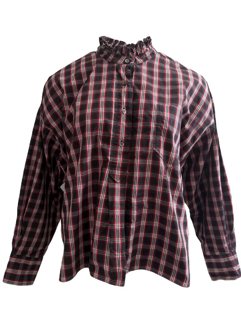 Isabel Étoile Marant blouse S, Kleding | Dames, Ophalen of Verzenden, Zo goed als nieuw, Rood