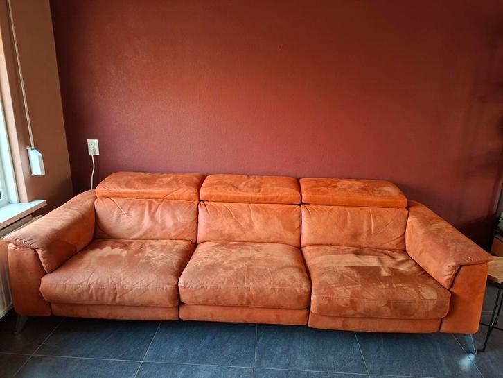 GRATIS 3 zits bank elektrisch, Huis en Inrichting, Banken | Complete zithoeken, Gebruikt, Overige materialen, Ophalen