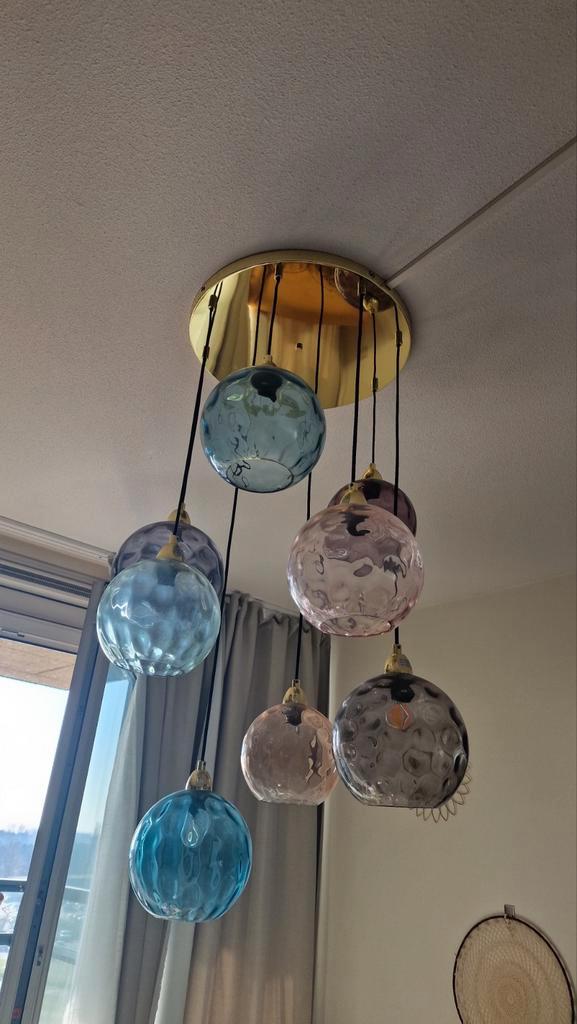 MADE Ilaria hanglamp, Huis en Inrichting, Lampen | Hanglampen, Zo goed als nieuw, 75 cm of meer, Ophalen