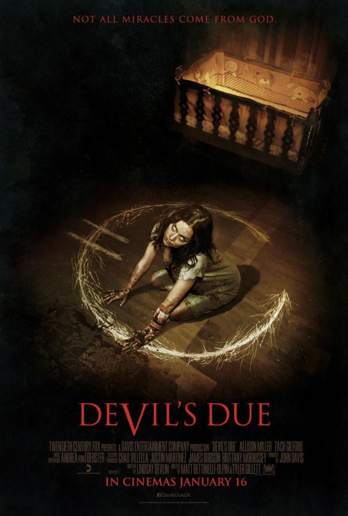 DEVIL' S   DUE      filmposter., Verzamelen, Rechthoekig Staand, Verzenden, Nieuw, A1 t/m A3
