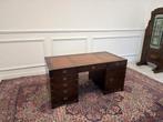 Klassiek Engels Chesterfield Bureau Partnerdesk, Ophalen
