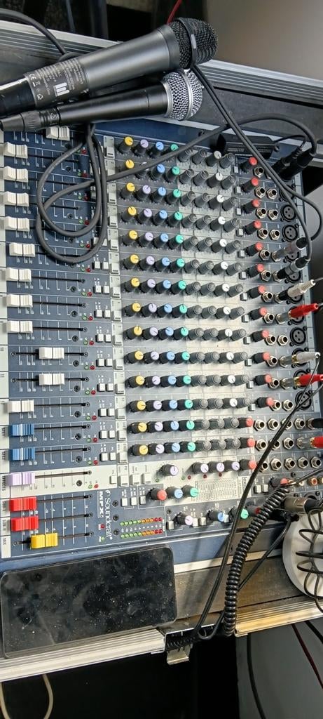 Soundcraft MFXi 12-kanaals mengpaneel voor studio/live, Muziek en Instrumenten, Mengpanelen, Ophalen of Verzenden, Gebruikt, 10 tot 20 kanalen